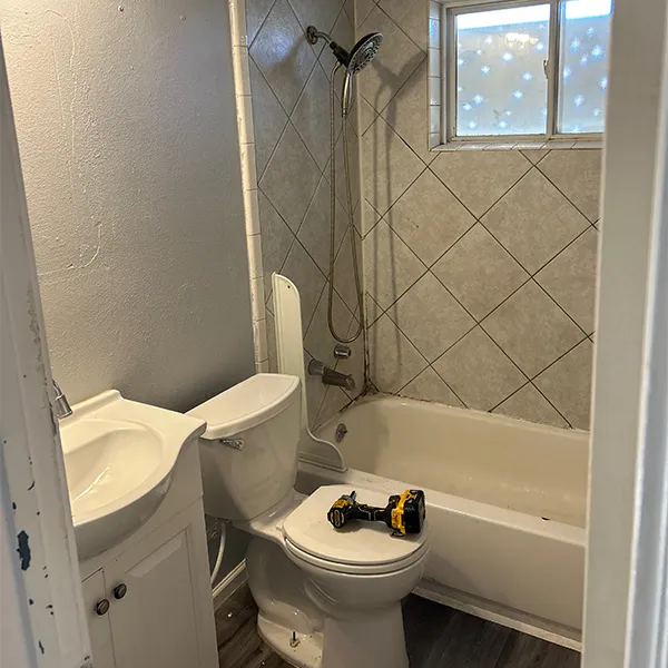 Shower Before Renovation