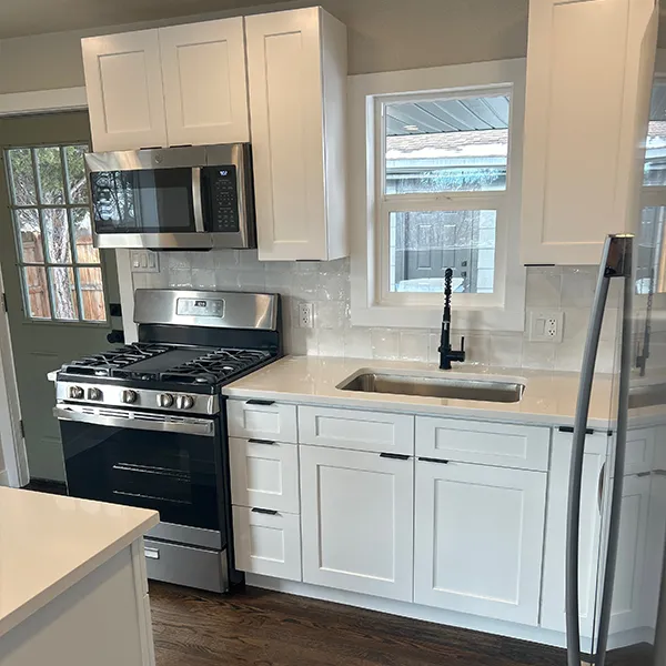 White Kitchen After Renovation