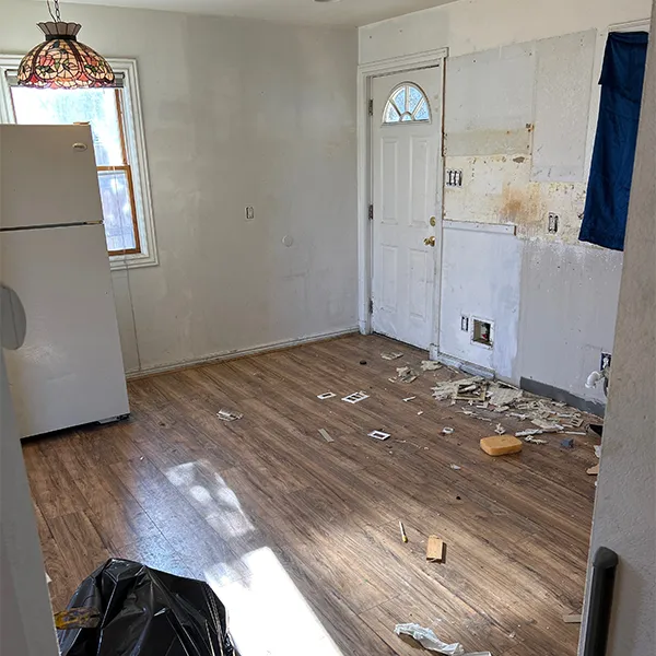 White Kitchen Before Renovation